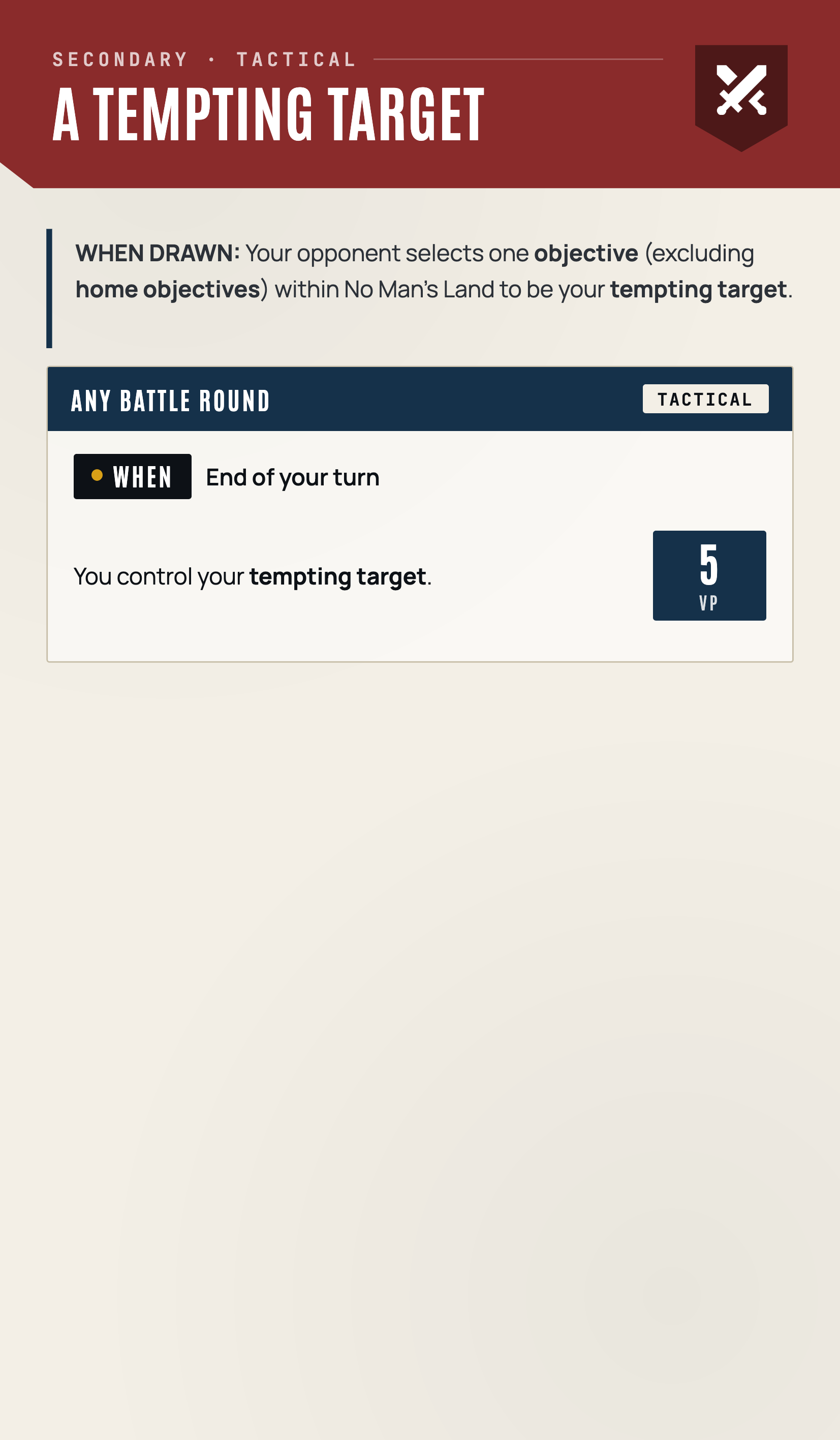A Tempting Target
